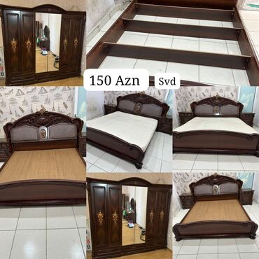 Dolablar: Sevda🌞Yataq desti 6 qapli dolab taxt 2 tumba cemsi 150 azn.Ehmedli