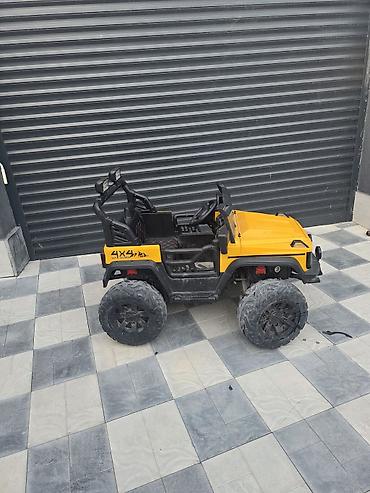 kvadrasikl turbo az: Uşaq üçün elektrikli off-road maşın - Korpus: sarı-qara rəngli, SUV — 4