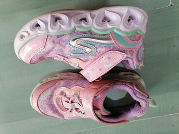 Kids' Footwear: Skechers, Light-up sneakers, Size: 25, color - Pink