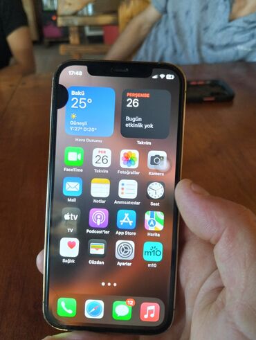 iphone 6 s ekran: Salam ıphone 12 pro 128 gb 76 pıl zavod telefonda hec bır prablemı
