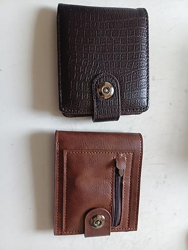 Məhsul: Kişi pulqabısı (2 model) - Material: süni dəri, hamar