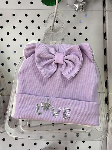 шапка принцессы: Шапка, С ушками, Трикотаж, Осень-весна, Со стразами — 1