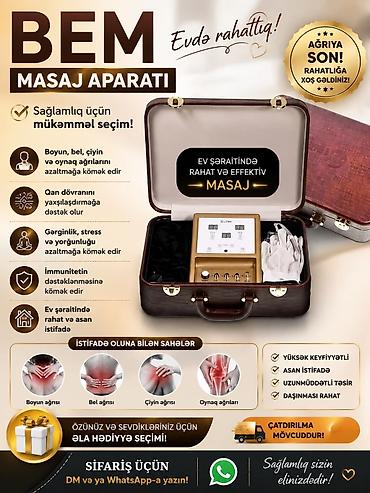 birija masaj: BEM Masaj Aparatı – ev şəraitində rahat və effektiv masaj — 1