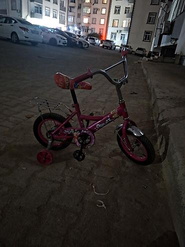 işlenmiş velosiped: Uşaq velosipedi – Salute markası, qızlar üçün pink rəngdə — 3
