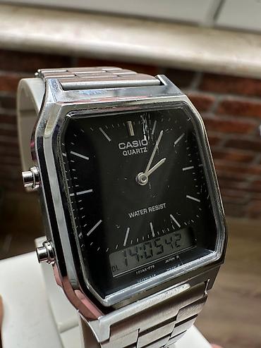 casio illuminator: İşlənmiş, Qol saatı, Casio, rəng - Gümüşü — 3