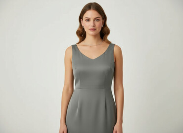 srebrne buty na słupku ccc: Orsay, Women`s dress, size S