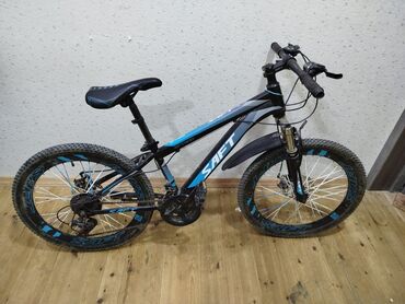 3 təkər velosiped: İki təkərli Uşaq velosipedi 24"