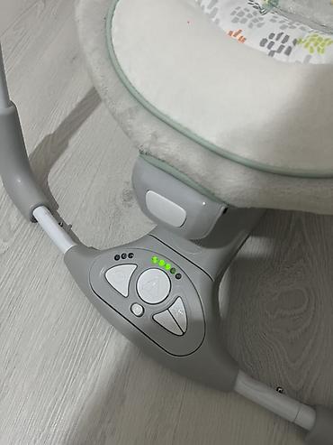 dosek matras satisi: Elektrikli uşaq beşiyi/avtomatik yelləncək ❗️CƏMİ 3 DƏFƏ İSTİFADƏ — 4