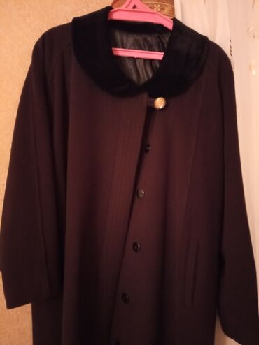 женские классические пальто: Пальто 4XL (EU 48), цвет - Коричневый