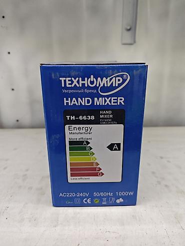 5060: Ручной миксер Техномир TH-6638 - Мощность: 1000 Вт - Регулировка — 2