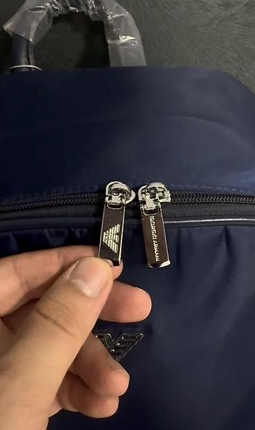 Туристические рюкзаки: Emporio Armani kişi çantası – şəhər üslubunda funksional bel çantası — 3