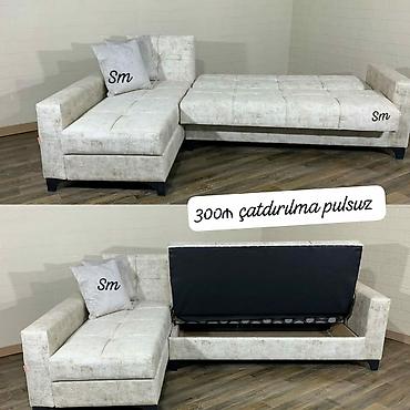 divanlar kreditle: Künc divan dəsti – yataq funksiyalı və sandıqlı - Model: künc divan — 1