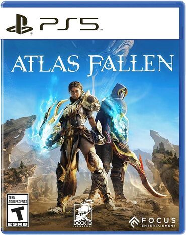 PS4 (Sony PlayStation 4): Оригинальный диск !!! Atlas Fallen (PS5) Восстаньте из пыли и