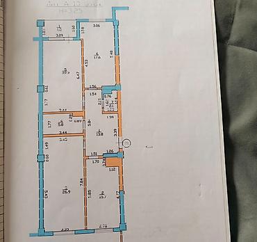 Продажа квартир: 3 комнаты, 110 м², Асанбай мкр Элитка, 13 этаж, ПСО (под самоотделку) — 3