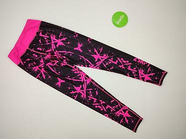 czarne dresy: Legginsy Sportowe damskie, rozmiar M — 3