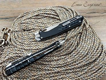 клинок уй: Складной нож Локи Black от НОКС, сталь D2, рукоять G10 — 7