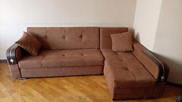 Divanlar: Künc divan, İşlənmiş, Açılan, Bazalı, Parça, Çatdırılma yoxdur — 1
