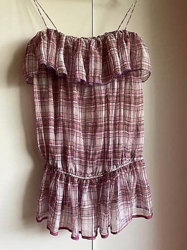 Haljine: Zara, leprsava bluza na bretelice, prelepa, vel. M — 12