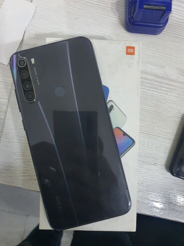 telefon a21: Xiaomi Redmi Note 8T, 64 GB, rəng - Qara, 
 Sensor, Barmaq izi, İki sim kartlı