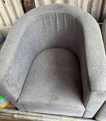 кожаный пуфик: Кресло-корзина (club chair) в современном стиле 6 шт.Каждый по 500 сом — 2