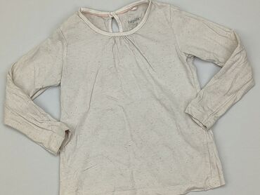 beżowa elegancka bluzka: Bluzka, Lupilu, 3-4 lat, 98-104 cm, stan - Zadowalający