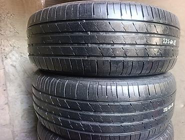 турбаза автомобиль: Satılır: 4 ədəd yay mövsümü üçün yol şini dəsti - Ölçü: 235/60 R18 — 4