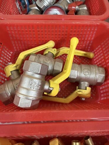 шестигранник: Шаровой кран, Материал: Латунь