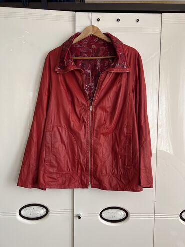 двусторонняя куртка: Кожаная куртка, Классическая модель, Натуральная кожа, Приталенная модель, L (EU 40)