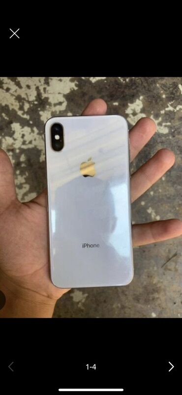 ipod купить: IPhone X, Б/у, 64 ГБ, Белый, Кабель, 100 %