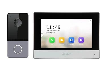двени: Комплект видеодомофонии Hikvision/HiLook + считыватель-клавиатура — 1