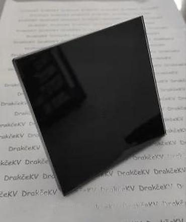 Prekidači: DUPLI PREKIDAČ NA DODIR TOUCH PREKIDAČ ZIDNI PREKIDAČ CRNI | *U — 19