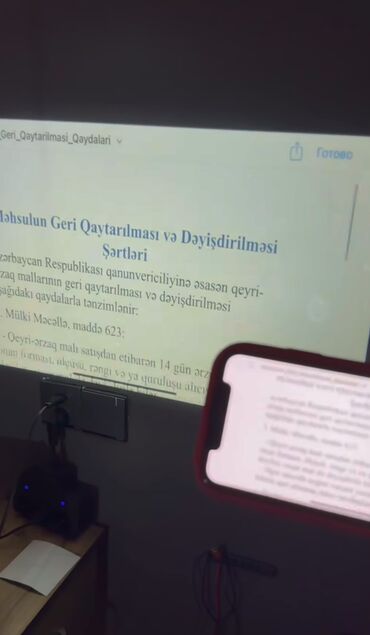 Proyektorlar: Yeni Portativ Proyektor Ödənişli çatdırılma, Rayonlara çatdırılma — 11