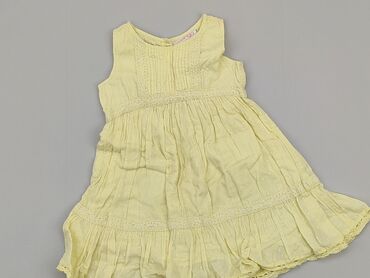 spódniczka w kratkę żółta: Sukienka, Mango, 1.5-2 lat, 86-92 cm, stan - Bardzo dobry