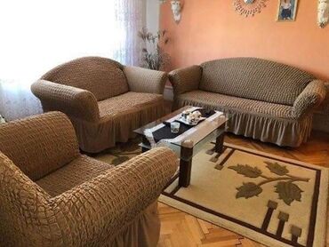 ikea prekrivači za bračni krevet: For three-seater sofa, color - Brown