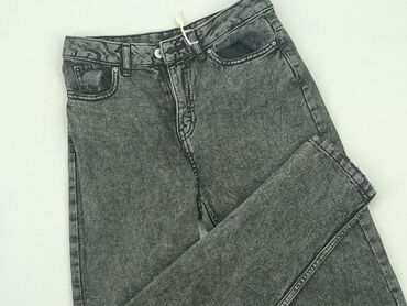szara spódnice jeansowe: Jeansy, SinSay, XS, stan - Dobry