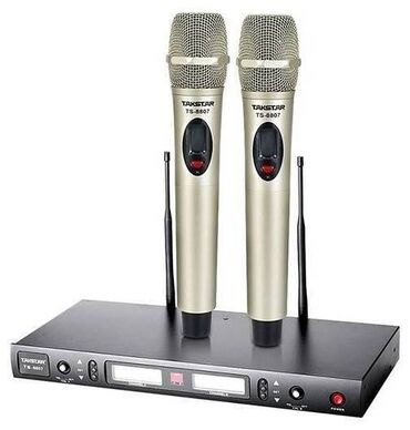 купить беспроводной микрофон для караоке: Б/У Takstar TS8807 — беспроводная микрофонная система, рассчитанная на