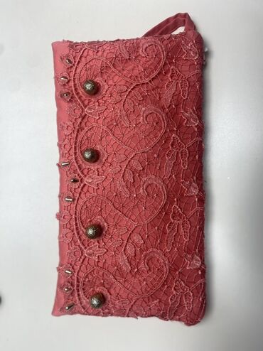 Neseseri: Materijal: Saten, bоја - Narandžasta, Handmade — 2
