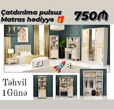 taxt kiravat: Oğlan və qız üçün, Yeni, Təknəfərlik çarpayı — 1