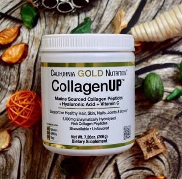 1 qram qızılın qiyməti: Collagen up. California Gold Nutrition firmasi. 206 qram 38azn