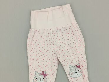 białe legginsy dla dziewczynki: Sweatpants, So cute, 6-9 months, condition - Very good