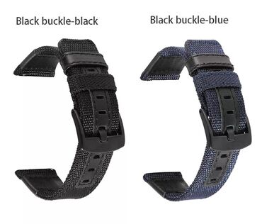 Dodaci za satove: Kvalitetna platneno-kožna narukvica više boja za modele sata širine — 3