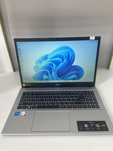 компьютер для монтажа: Ноутбук, Acer, 8 ГБ ОЗУ, Intel Core i5, 15.6 ", Новый, Для работы, учебы, память SSD