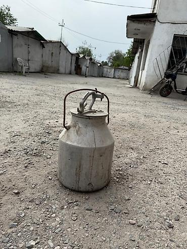 Алюминиевая молочная фляга + сифон для газированной воды (набор из