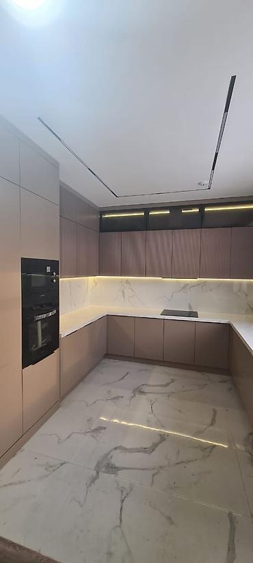 Кухонные гарнитуры: Кухонный гарнитур, цвет - Серый, МДФ — 26