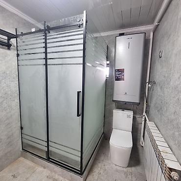 Душевые перегородки и ограждения: Душ тосмолорун даярдалган поддонго ылайыктап,сапатуу кылып жазап — 22