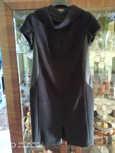 zhenskie platya iz dvunitki: Платье из Италии с кожаными вставками испанский бренд marcelino