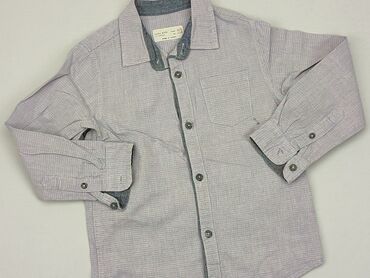 Shirts: Shirt 4-5 years, condition - Good, pattern - Monochromatic, color - Grey