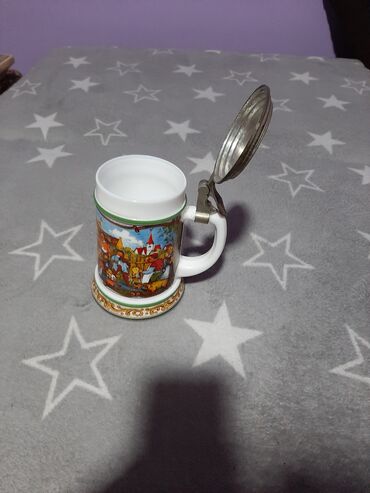 Staro posuđe i escajg: Stara krigla original vintage model svuda ima natpise od ispot na — 9