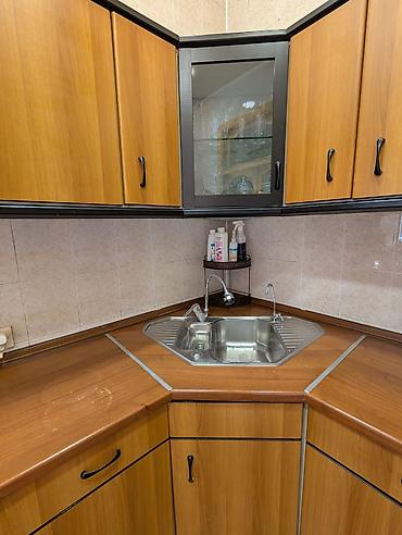 Mətbəx mebeli: Künc tipli mətbəx mebeli dəsti - Material: ağac teksturalı laminat — 8