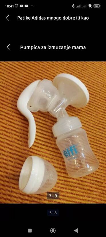 prsluk za kupanje za bebe: Pumpica ELFI za izmuzanje mama doilja
Odlicna. samo 1700 d
Mirjevo